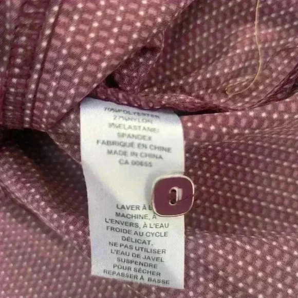 Reitmans  Plum Button Down Shirt - size 15 (large) bnwot - Picture 5 of 5